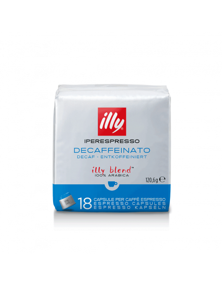 ILLY AZZURRO - DECAFFEINATO - 6x18cps