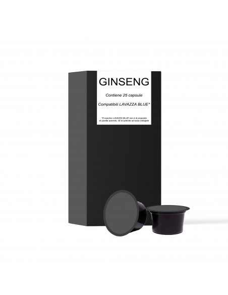 25 CAPSULE COMPATIBILI LAVAZZA BLUE - GINSENG