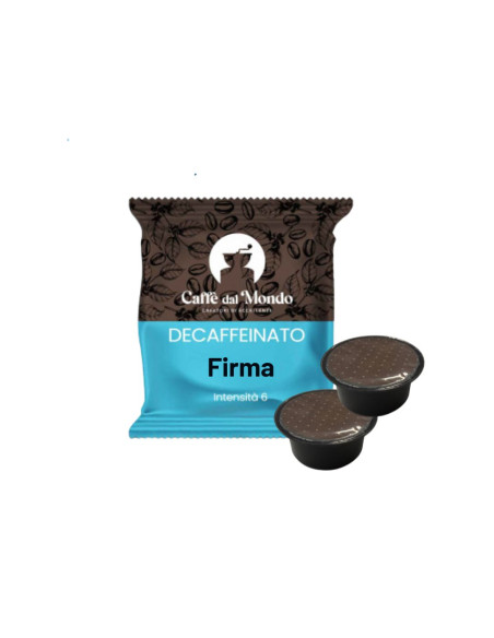 10 CAPSULE COMPATIBILI LAVAZZA FIRMA DECAFFEINATO