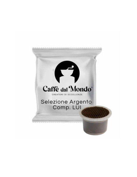 100 CAPSULE SELEZIONE ARGENTOVIVO COMPATIBILI SISTEMA LUI