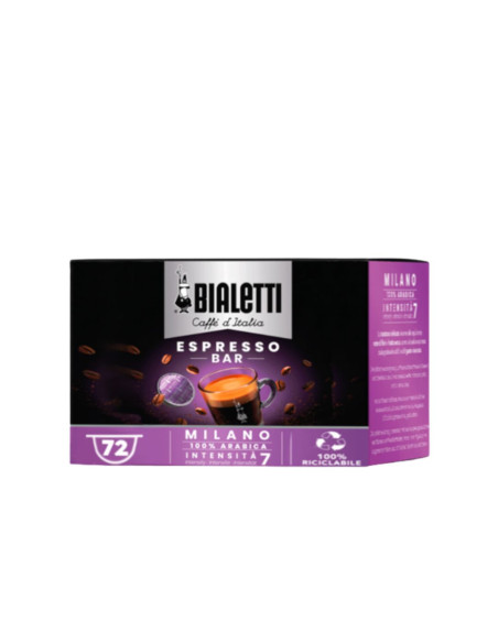 MULTIPACK BIALETTI 72 CAPSULE MILANO FORMATO CONVENIENZA