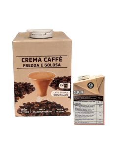 Crema Fredda Al Caffè - Brick da 500 gr 7 porzioni