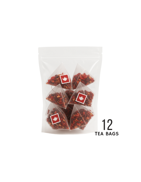 Filtri Piramidali seta INFUSO FRUTTI ROSSI 2,5 gr - 12 pz
