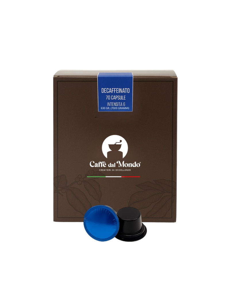 SISTEMA CAFFE' DAL MONDO  - Selezione Decaffeinato - 70 capsule *acquistabile solo nei negozi CAFFE' DAL MONDO