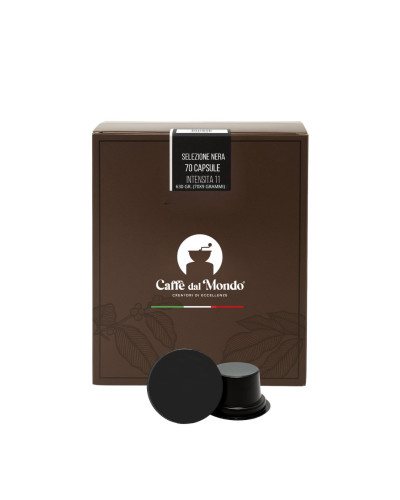 SISTEMA CAFFE' DAL MONDO - Selezione Nera - 70 capsule *acquistabile solo nei negozi CAFFE' DAL MONDO