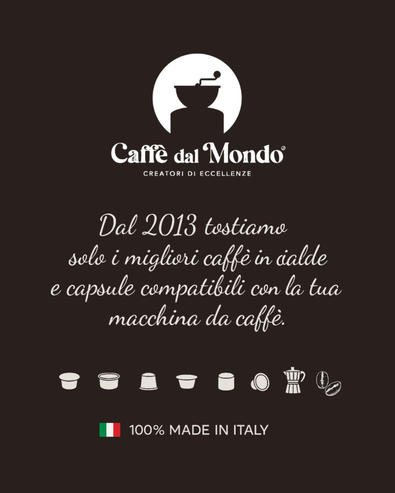 SC - Cappuccino XL CDM - 25 cps *acquistabile solo nei negozi CAFFE' DAL MONDO