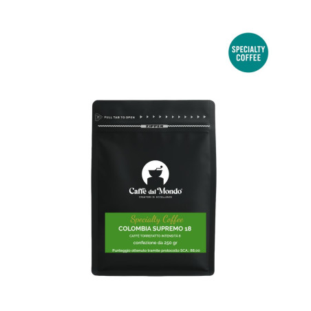 Caffè in Grani 250gr.  (anche macinato al momento) - Colombia Supremo 18  Specialty coffee