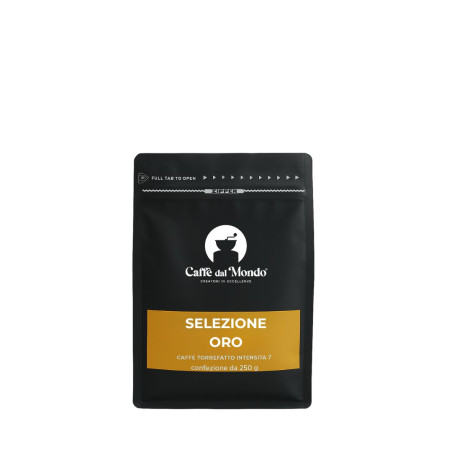 Caffè in Grani (anche macinato al momento) - Selezione Oro Caffe dal Mondo - 250gr
