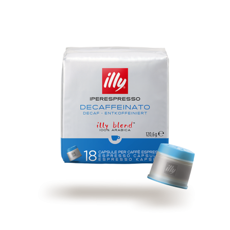 ILLY AZZURRO - DECAFFEINATO - 6x18cps