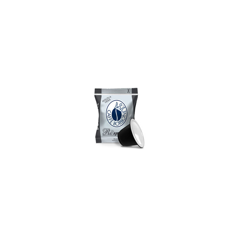 50 CAPSULE COMPATIBILI NESPRESSO RE-SPRESSO BORBONE NERA