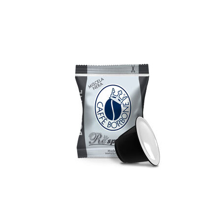 50 CAPSULE COMPATIBILI NESPRESSO RE-SPRESSO BORBONE NERA