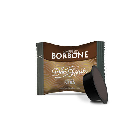 BORBONE COMPATIBILE LAVAZZA A MODO MIO DON CARLO MISCELA NERA  50 CAPSULE