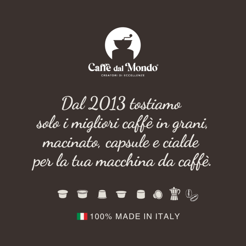 NESPRESSO COMPATIBILE COMPOSTABILE  MONORIGINE INDIA PEABERRY