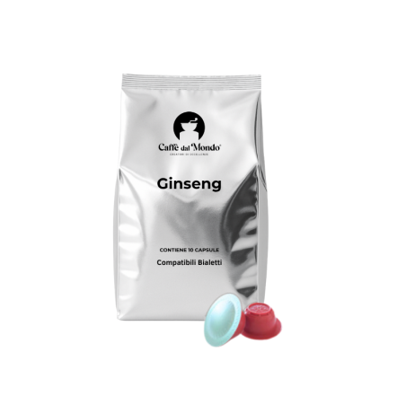 100 CAPSULE COMPATIBILI BIALETTI CAFFÈ GINSENG