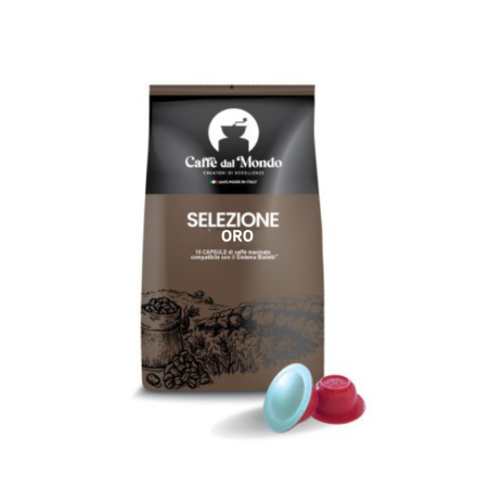 ☕ Caffè Dal Mondo – Selezione Oro
Capsule Compatibili Bialetti – 100% Arabica – Intensità 7