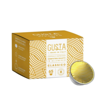 65 CAPSULE IN ALLUMINIO GUSTA DI BIALETTI CLASSICO