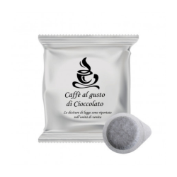 50 Cialde CARTA  Compostabili 44 mm al Cioccolato – Caffè Aromatizzato di Alta Qualità artigianale