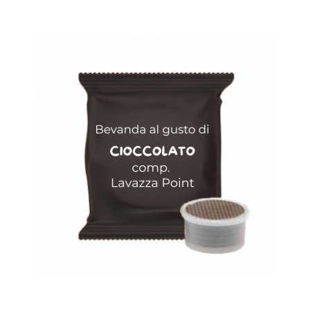 50 CAPSULE COMPATIBILI LAVAZZA ESPRESSO POINT CIOCCOLATO