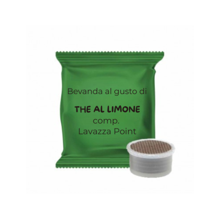 50 CAPSULE COMPATIBILI LAVAZZA ESPRESSO POINT THE AL LIMONE