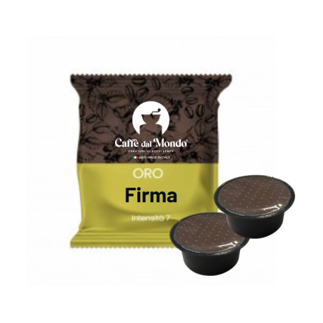 Lavazza Firma Selezione Oro Caffeèdalmondo CAPSULE 100% Arabica INTENSITA' 7