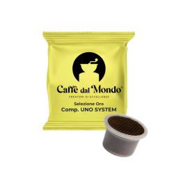 100   CAPSULE CAFFE' DAL MONDO COMPATIBILI UNOSYSTEM SELEZIONE ORO