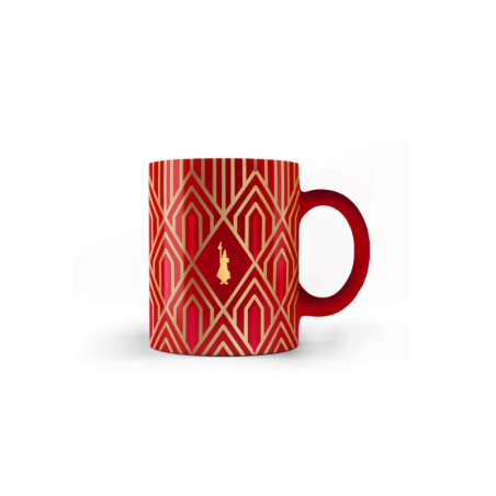 Bialetti - Mug con decoro rosso Art Decò