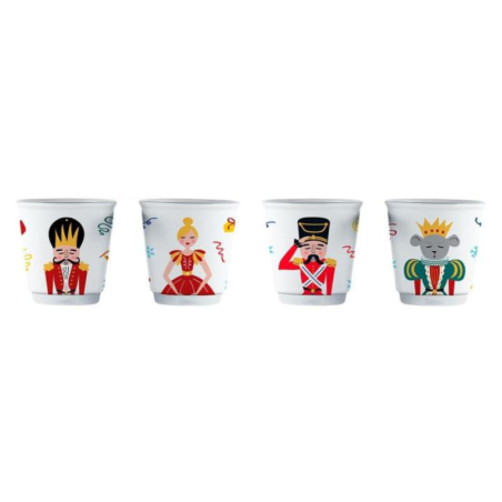 Bialetti - Set 4 bicchierini schiaccianoci