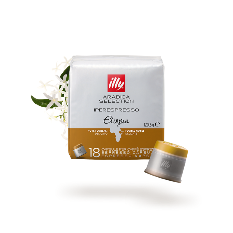 18 CAPSULE IPERESPRESSO MONOORIGINE  ETIOPIA ILLY