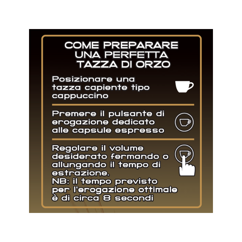 18 CAPSULE ILLY  IPERESPRESSO HORDEUM ORZO
