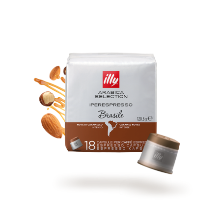 18 CAPSULE IPERESPRESSO MONOORIGINE BRASILE ILLY