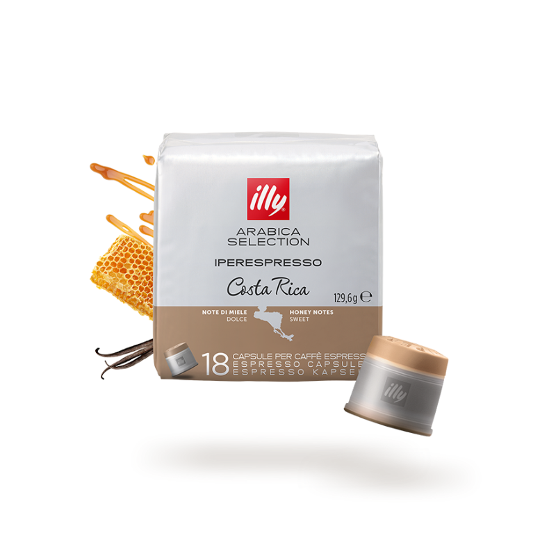 18 CAPSULE IPERESPRESSO MONOORIGINE COSTA RICA ILLY