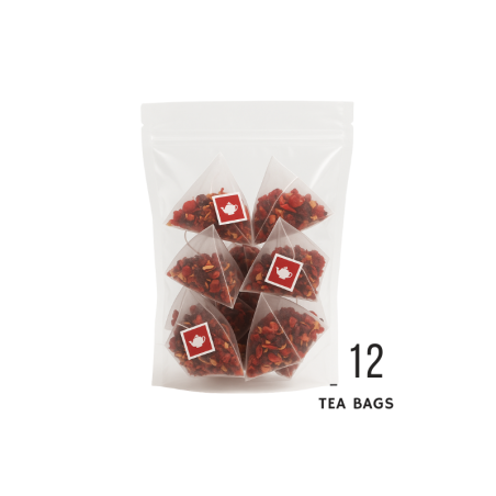 Tisana  Filtri Piramidali seta INFUSO FRUTTI ROSSI 2,5 gr - 12 pz