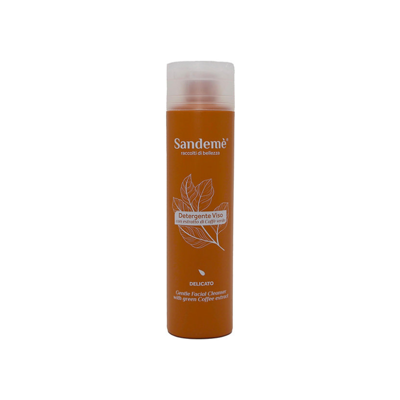 Sandemè Detergente Viso Delicato al Caffè Verde – Luminosità e Protezione Naturale