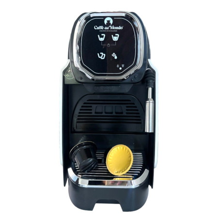 Macchina Caffè Sistema Caffè Dal Mondo - Era Bidose Vap Bianca Leva Cromata