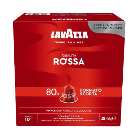 Lavazza Nespresso QUALITÀ ROSSA 54 Capsule Originali