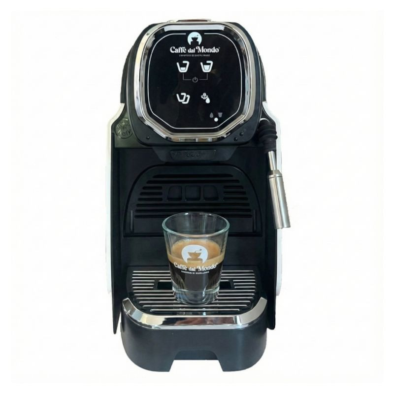 Macchina Caffè Sistema Caffè Dal Mondo - Era Bidose Vap Bianca Leva Cromata