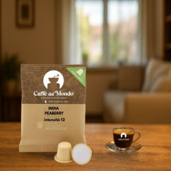 NESPRESSO COMPATIBILE COMPOSTABILE  MONORIGINE INDIA PEABERRY