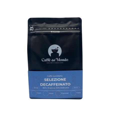 Caffè in grani 250 gr. selezione decaffeinato Caffèdalmondo