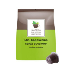 Capsule compatibili Nespresso  Mini Cappuccino senza zucchero - 100 capsule cremose