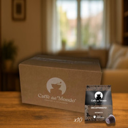 Capsule compatibili Nespresso Decaffeinato - 100 pz. | Caffè dal Mondo