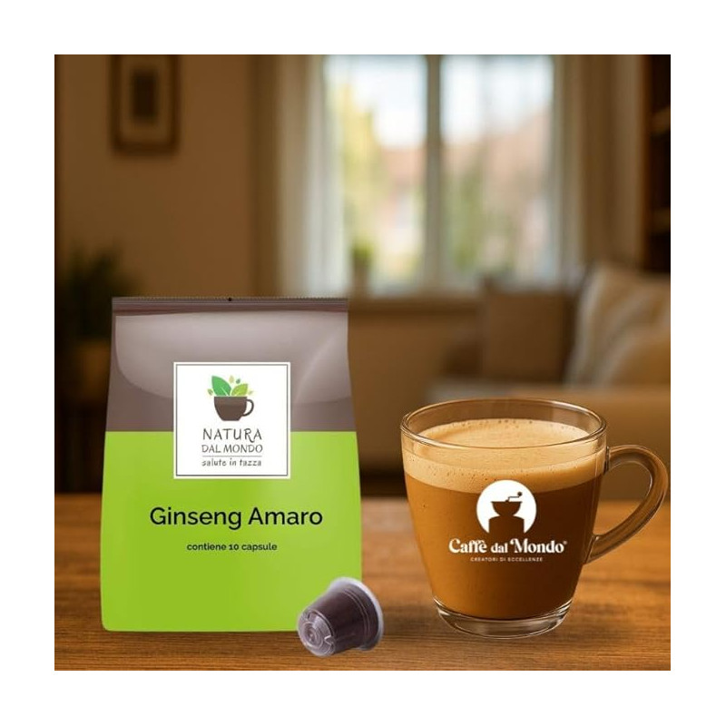 Nespresso Ginseng Amaro - 100 capsule compatibili