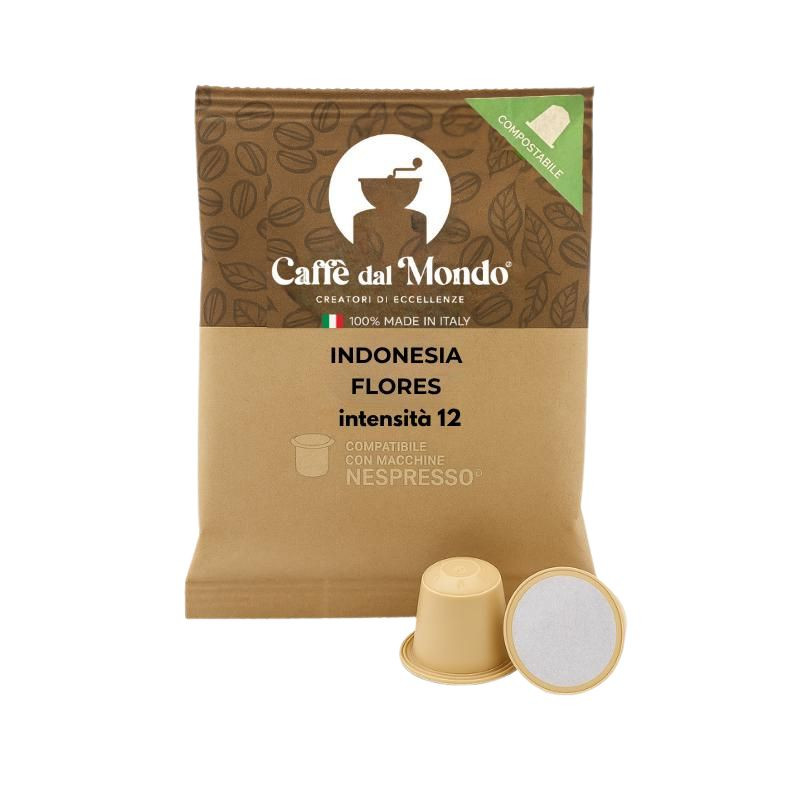 Nespresso Monorigine Indonesia Flores - 80 capsule compostabili compatibili