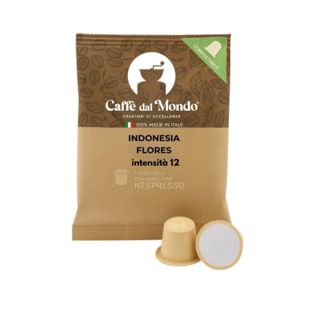 Nespresso Monorigine Indonesia Flores - 80 capsule compostabili compatibili