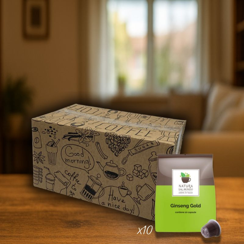 Ginseng in capsule compatibili Nespresso - 100 pz | Caffè dal Mondo