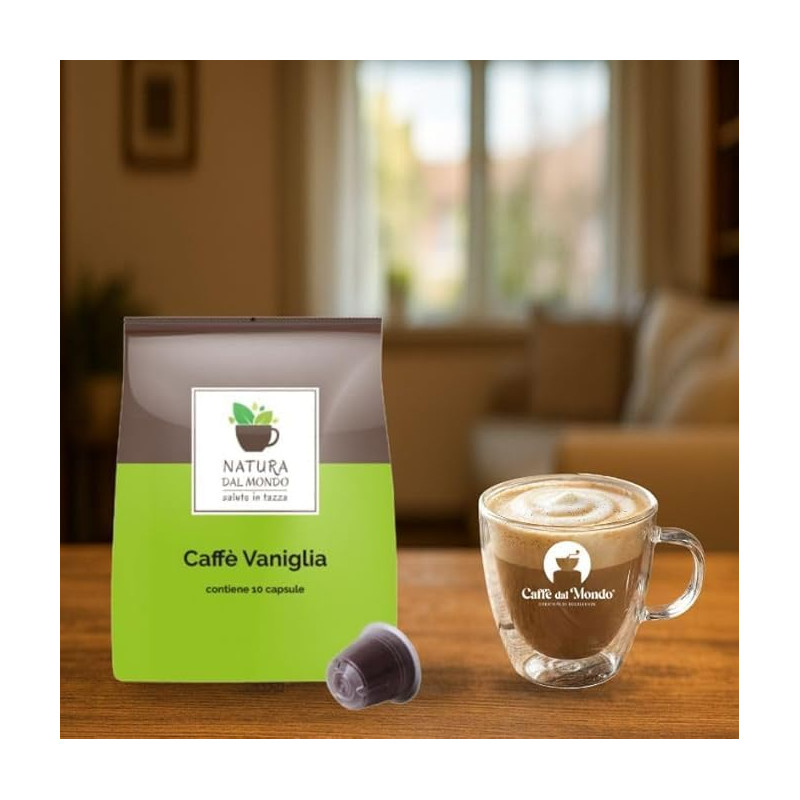 CAFFÈ  ALLA VANIGLIA SOLUBILE COMPATIBILE NESPRESSO