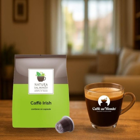 IRISH COFFEE  SOLUBILE  COMPATIBILE NESPRESSO CAFFE' AL WHISKY