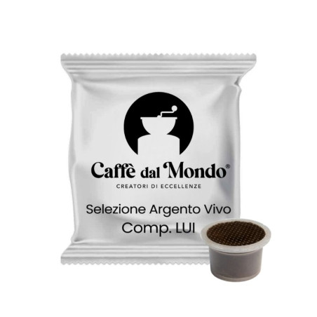 CAFFE'DALMONDO CAPSULE COMPATIBILI  SISTEMA LUI, FIORFIORE COOP, MARTELLO