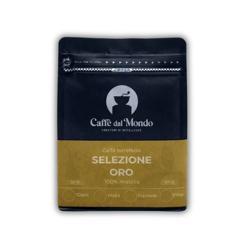 Caffè in Grani (anche macinato al momento) Selezione Oro - 250gr