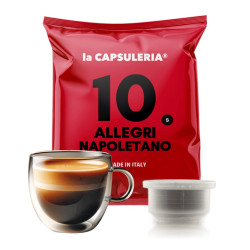 Selzione rossa  intensità 7  Caffèdamondo  sistema S   Neronobile