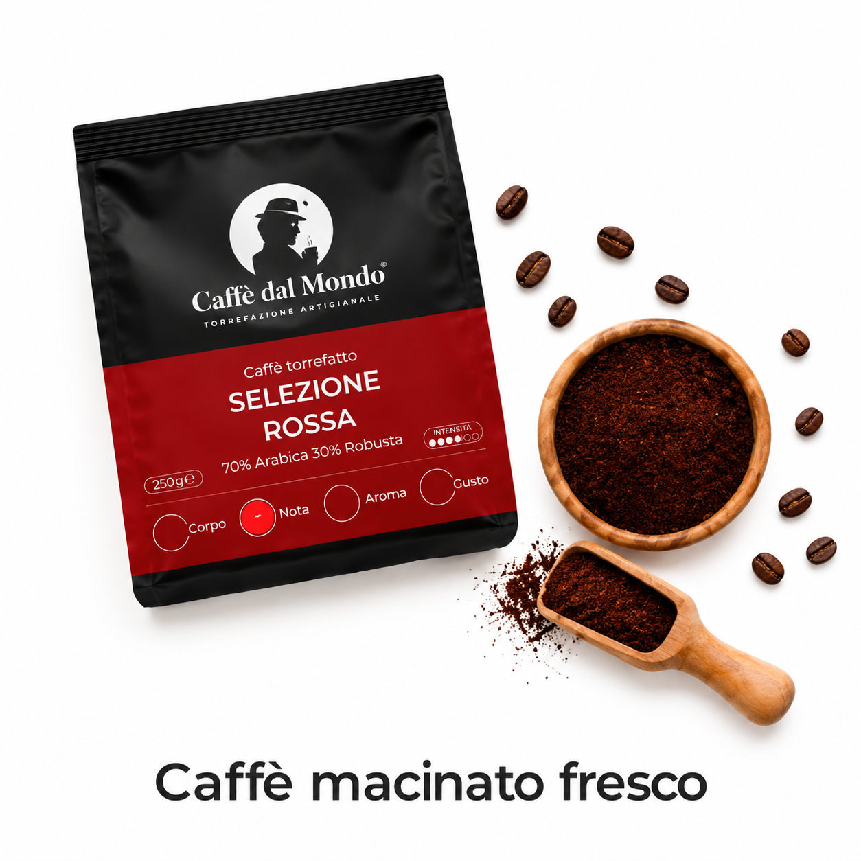 Caffè macinato fresco